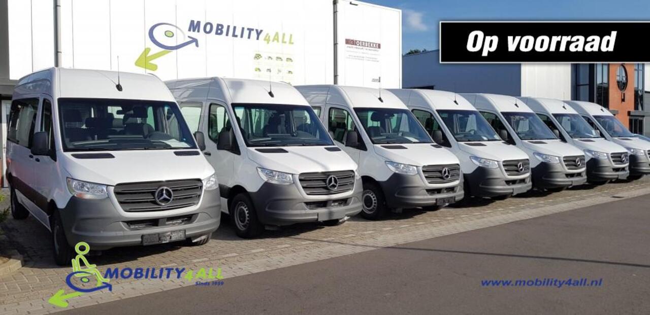 Mercedes-Benz SPRINTER VOORRAAD Rolstoelbus met 9-zitplaatsen Incl-BPM