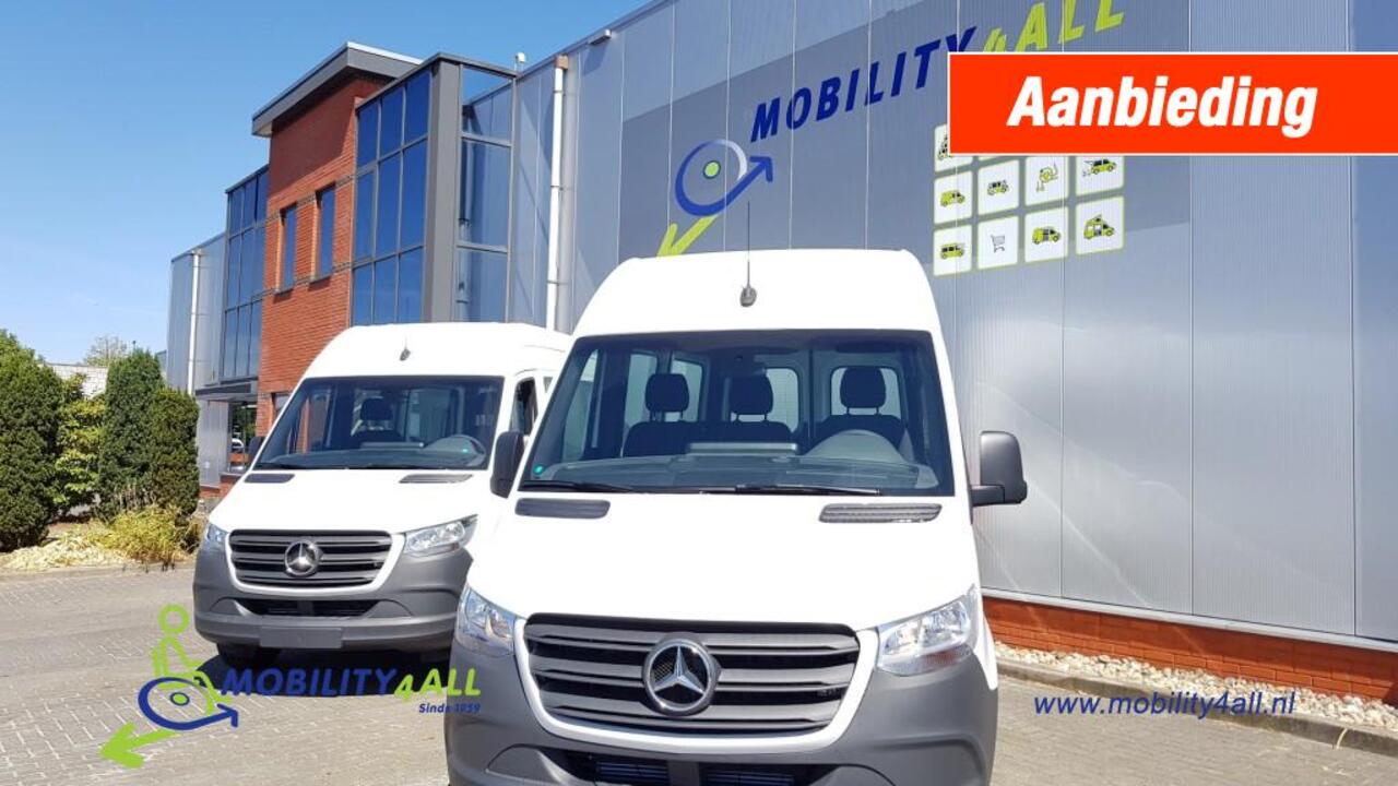 Mercedes-Benz SPRINTER VOORRAAD Rolstoelbus met 9-zitplaatsen Incl-BPM