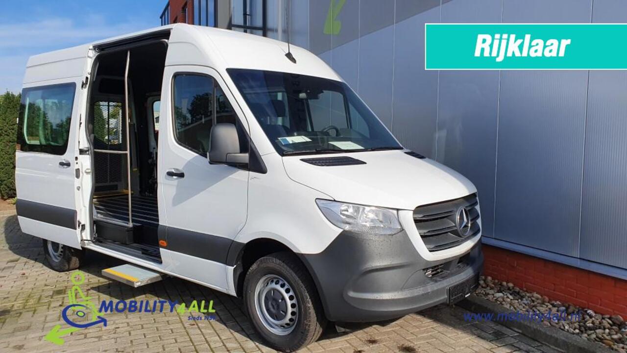 Mercedes-Benz SPRINTER VOORRAAD ! ! 9 persoons - rolstoelbus. Incl- BPM