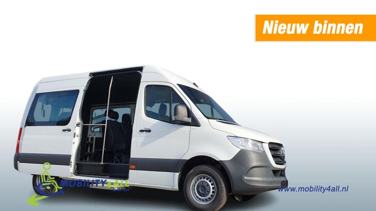 Mercedes-Benz SPRINTER VOORRAAD ! ! 9 persoons - rolstoelbus. Incl- BPM