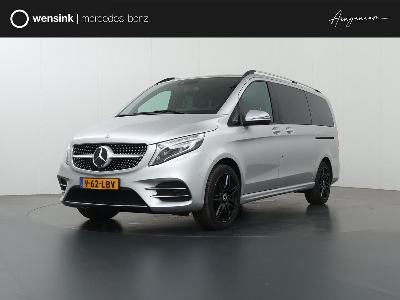 Mercedes-Benz V-KLASSE 300d 4-MATIC | L2 Lang | AMG | Dubbele Cabine | Carplay | Touch Screen Upgrade | Distronic Plus | Burmester | Stoelverwarming | Lederen Bekleding | 5-zits | 2500 KG Trekhaak | Parkeercamera | AMG