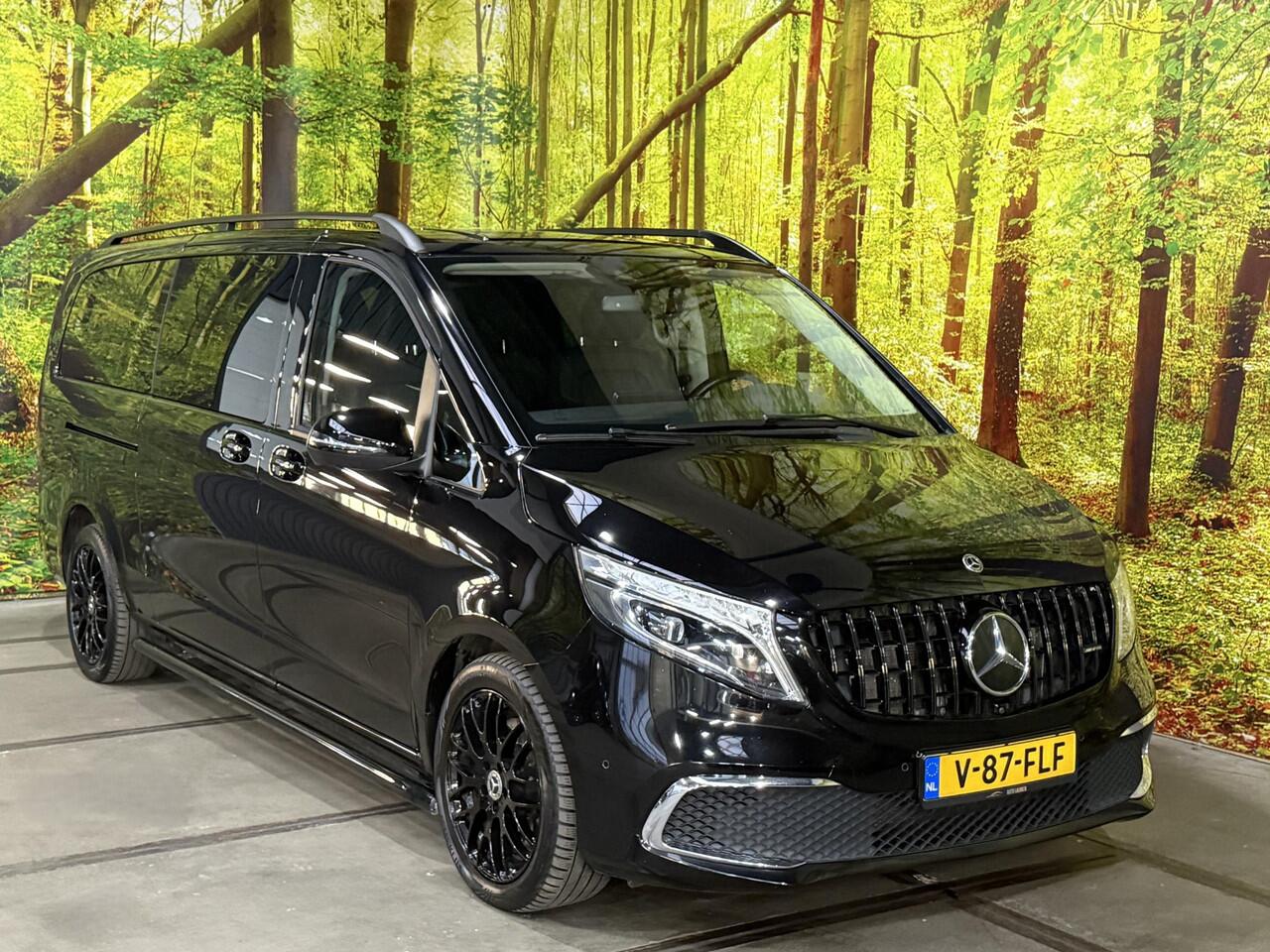 Mercedes-Benz V-KLASSE 300d Extra Lang DC Avantgarde Edition Dubbel Cabine Automaat Leder 360 Camera Burmester LED Sfeer Apple Carplay