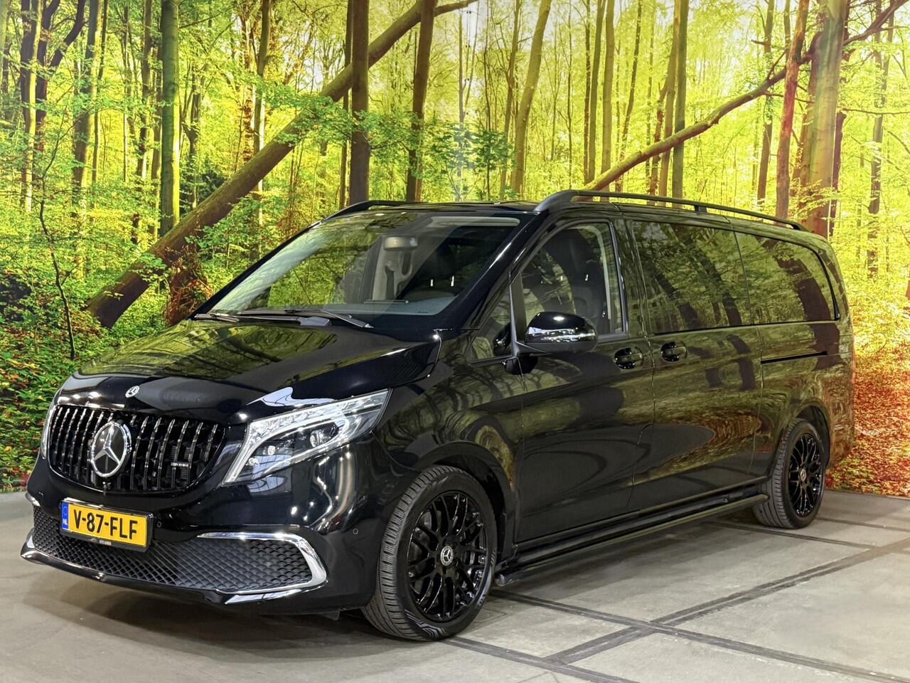 Mercedes-Benz V-KLASSE 300d Extra Lang DC Avantgarde Edition Dubbel Cabine Automaat Leder 360 Camera Burmester LED Sfeer Apple Carplay