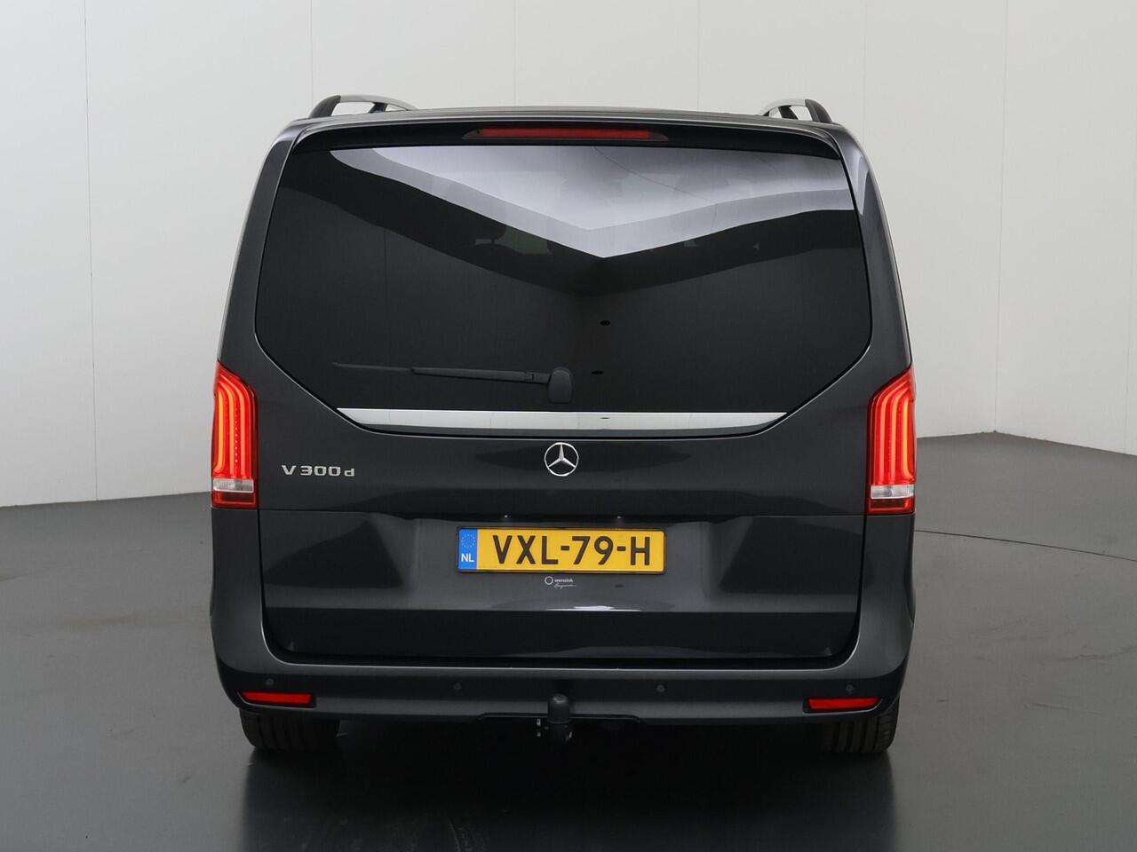 Mercedes-Benz V-KLASSE 300d | XL L3 | DUBBEL CABINE | AVANTGARDE | AMG | LUCHTVERING | BURMESTER | 360 CAMERA | LEREN BEKLEDING | CLIMATE CONTROL | ADAPTIEVE CRUISE | 2500 KG TREKHAAK | MEMORY SEATS | CARPLAY EN ANDROID AUTO
