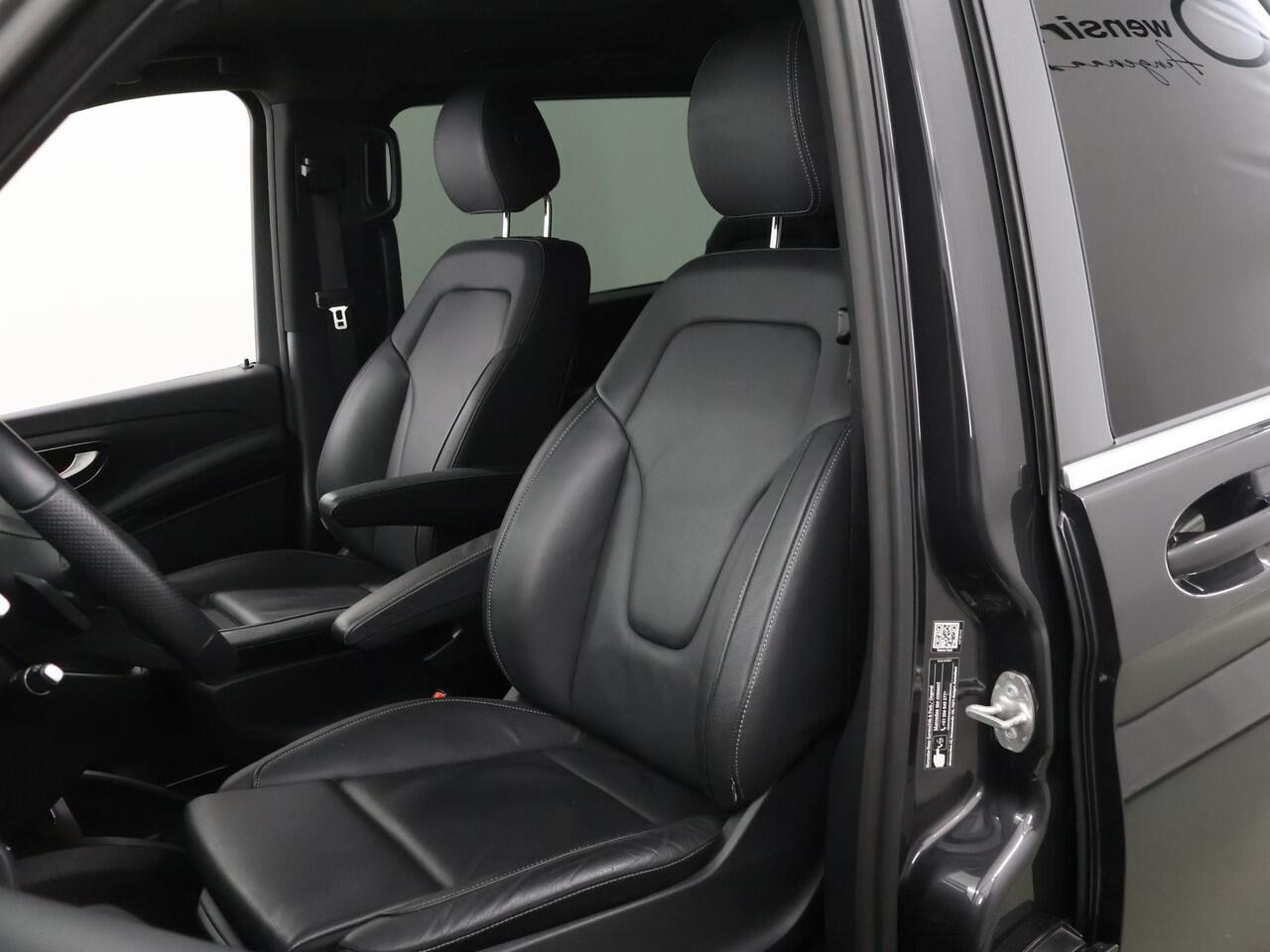 Mercedes-Benz V-KLASSE 300d | XL L3 | DUBBEL CABINE | AVANTGARDE | AMG | LUCHTVERING | BURMESTER | 360 CAMERA | LEREN BEKLEDING | CLIMATE CONTROL | ADAPTIEVE CRUISE | 2500 KG TREKHAAK | MEMORY SEATS | CARPLAY EN ANDROID AUTO