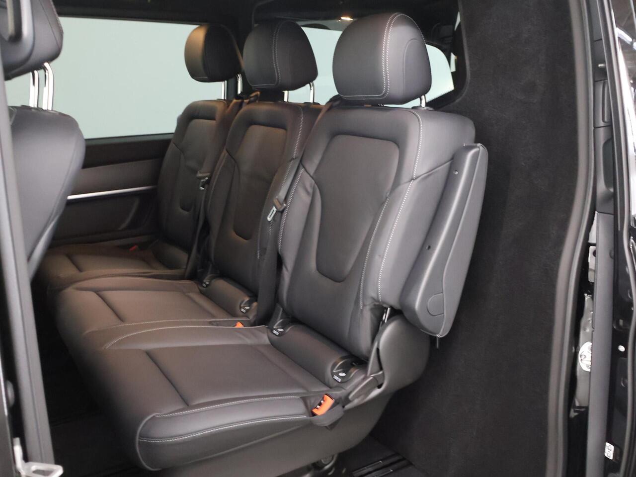 Mercedes-Benz V-KLASSE 250d 4-MATIC XL L3 AVANTGARDE | DUBBELE CABINE | 360 CAMERA | DISTRONIC PLUS | LEDER ZWART "LUGANO" | ALARM | STOELVERWARMING | NAVIGATIE | CARPLAY | ANDROID AUTO | AUTOMATISCHE AIRCO | DAB+ |