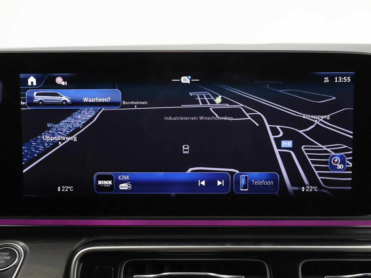 Mercedes-Benz V-KLASSE 300d | L2 Lang | Avantgarde | Dubbele Cabine | Distronic Plus | Schuifdeur L+R Elektrisch | Burmester | 360° Camera | Lederen Bekleding | Dodehoekassistent | Stoelverwarming | Certified