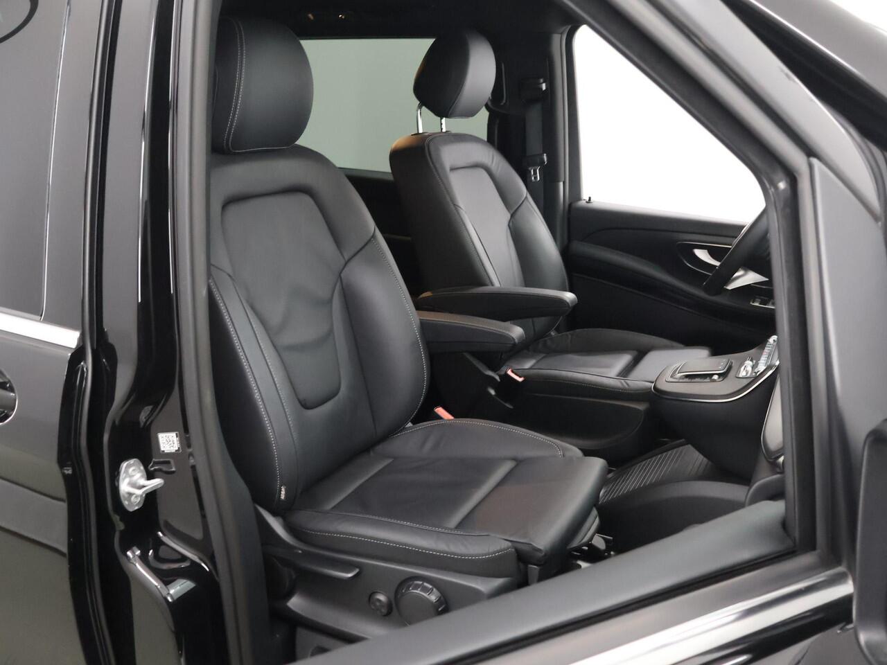 Mercedes-Benz V-KLASSE 300d | XL L3 | AMG | 4-MATIC | Dubbele Cabine | 360 CAMERA | DISTRONIC PLUS | LEDER ZWART "LUGANO" | ALARM | STOELVERWARMING | NAVIGATIE | CARPLAY | ANDROID AUTO | CLIMATE CONTROL | DAB+ | CERTIFIED