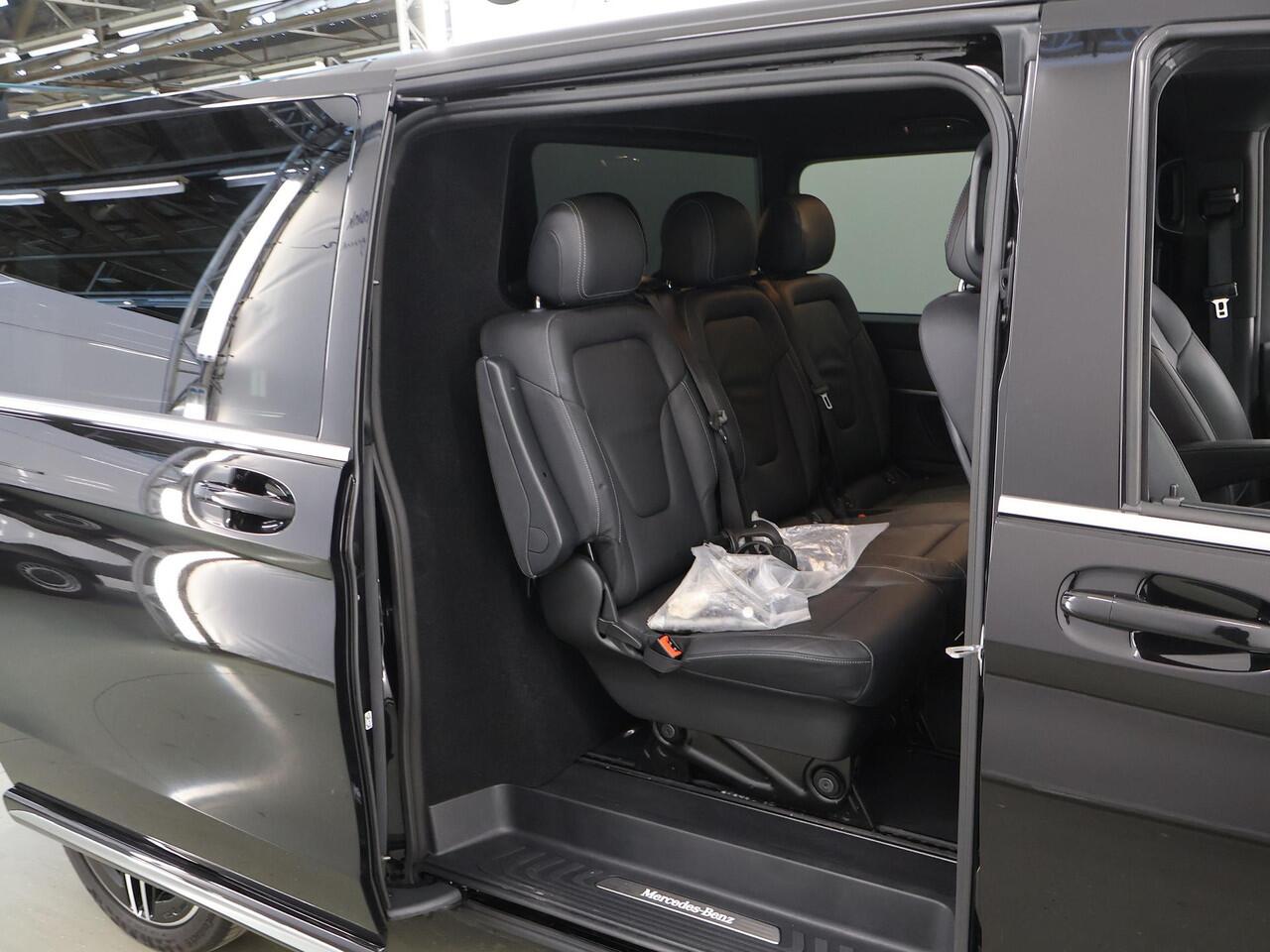 Mercedes-Benz V-KLASSE 300d | XL L3 | AMG | 4-MATIC | Dubbele Cabine | 360 CAMERA | DISTRONIC PLUS | LEDER ZWART "LUGANO" | ALARM | STOELVERWARMING | NAVIGATIE | CARPLAY | ANDROID AUTO | CLIMATE CONTROL | DAB+ | CERTIFIED