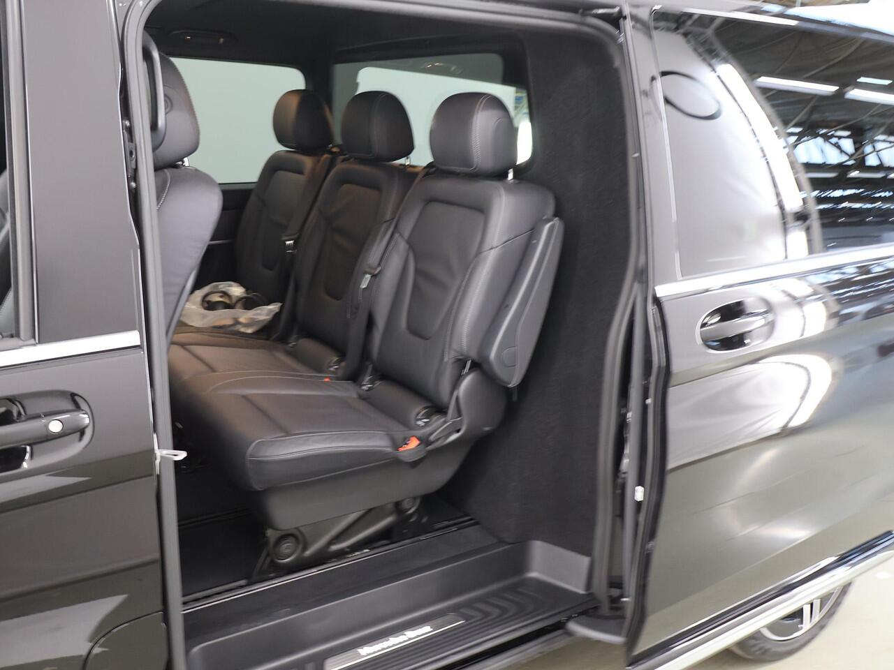 Mercedes-Benz V-KLASSE 300d | XL L3 | AMG | 4-MATIC | Dubbele Cabine | 360 CAMERA | DISTRONIC PLUS | LEDER ZWART "LUGANO" | ALARM | STOELVERWARMING | NAVIGATIE | CARPLAY | ANDROID AUTO | CLIMATE CONTROL | DAB+ | CERTIFIED