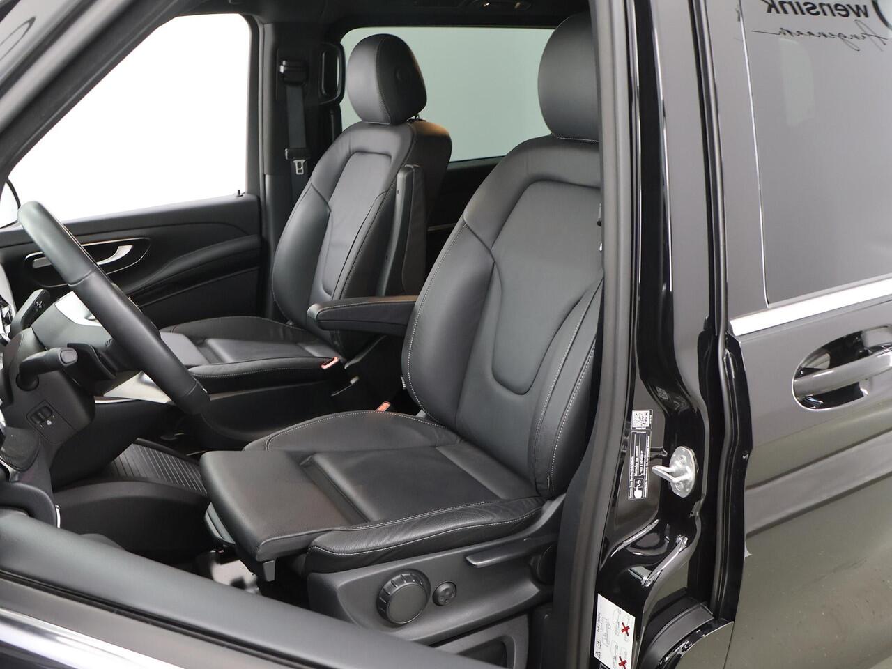 Mercedes-Benz V-KLASSE 300d | XL L3 | AMG | 4-MATIC | Dubbele Cabine | 360 CAMERA | DISTRONIC PLUS | LEDER ZWART "LUGANO" | ALARM | STOELVERWARMING | NAVIGATIE | CARPLAY | ANDROID AUTO | CLIMATE CONTROL | DAB+ | CERTIFIED
