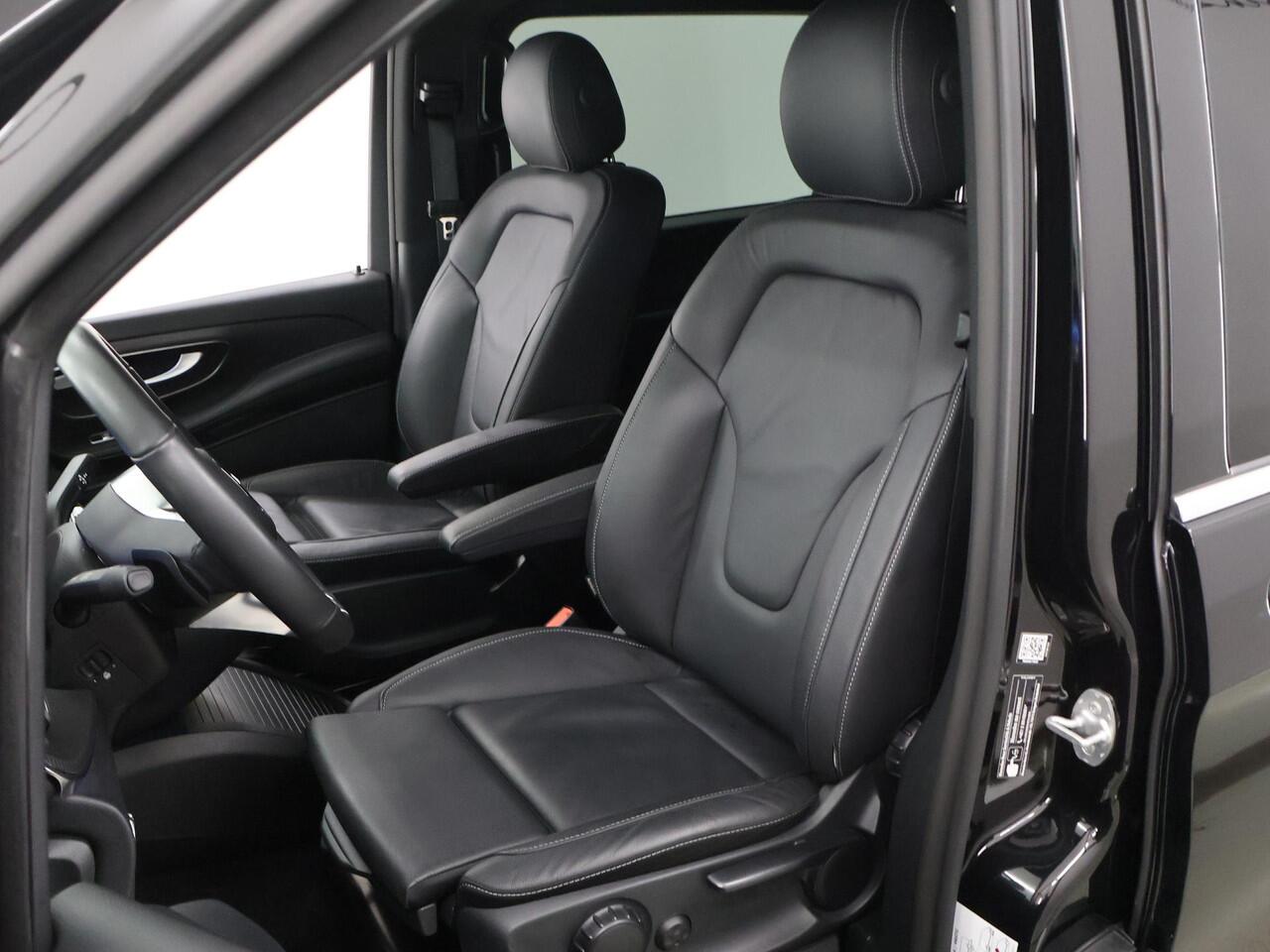 Mercedes-Benz V-KLASSE 300d | XL L3 | AMG | 4-MATIC | Dubbele Cabine | 360 CAMERA | DISTRONIC PLUS | LEDER ZWART "LUGANO" | ALARM | STOELVERWARMING | NAVIGATIE | CARPLAY | ANDROID AUTO | CLIMATE CONTROL | DAB+ | CERTIFIED