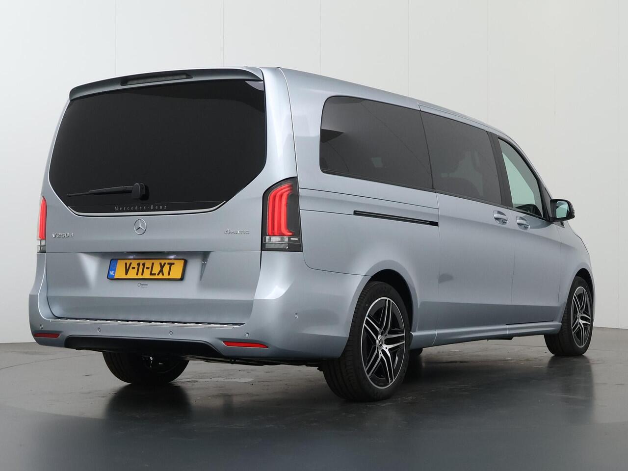 Mercedes-Benz V-KLASSE 250d 4-MATIC AMG | XL L3 | DUBBELE CABINE | 360 CAMERA | DISTRONIC PLUS | LEDER ZWART "LUGANO" | ALARM | STOELVERWARMING | NAVIGATIE | CARPLAY | ANDROID AUTO | CLIMATE CONTROL | DAB+ | CERTIFIED