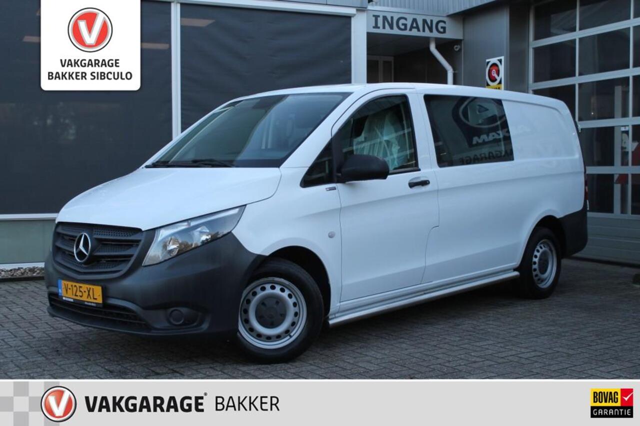 Mercedes-Benz VITO 114 CDI LANG DUBBEL CABINE 5 ZITS AIRCO NAVI TREKHAAK