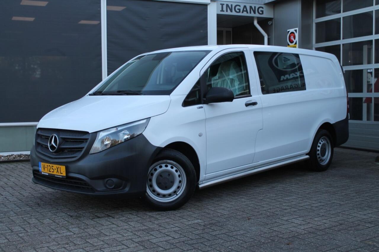 Mercedes-Benz VITO 114 CDI LANG DUBBEL CABINE 5 ZITS AIRCO NAVI TREKHAAK