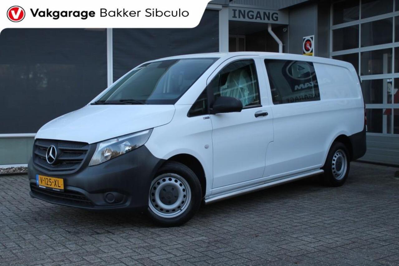 Mercedes-Benz VITO 114 CDI LANG DUBBEL CABINE 5 ZITS AIRCO NAVI TREKHAAK