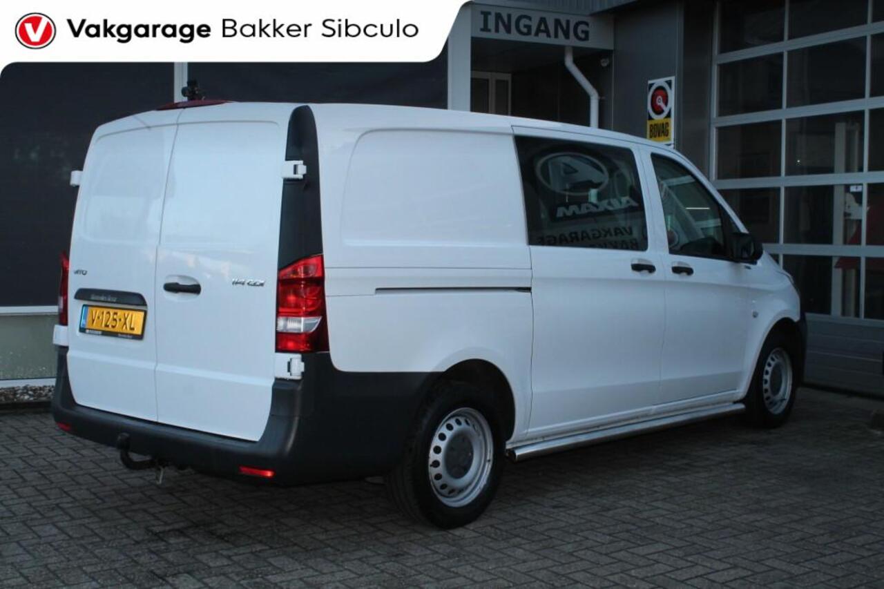 Mercedes-Benz VITO 114 CDI LANG DUBBEL CABINE 5 ZITS AIRCO NAVI TREKHAAK