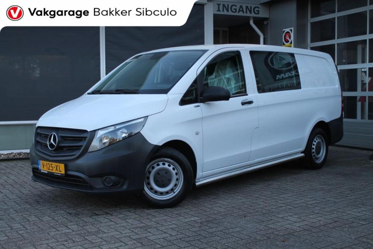 Mercedes-Benz VITO 114 CDI LANG DUBBEL CABINE 5 ZITS AIRCO NAVI TREKHAAK
