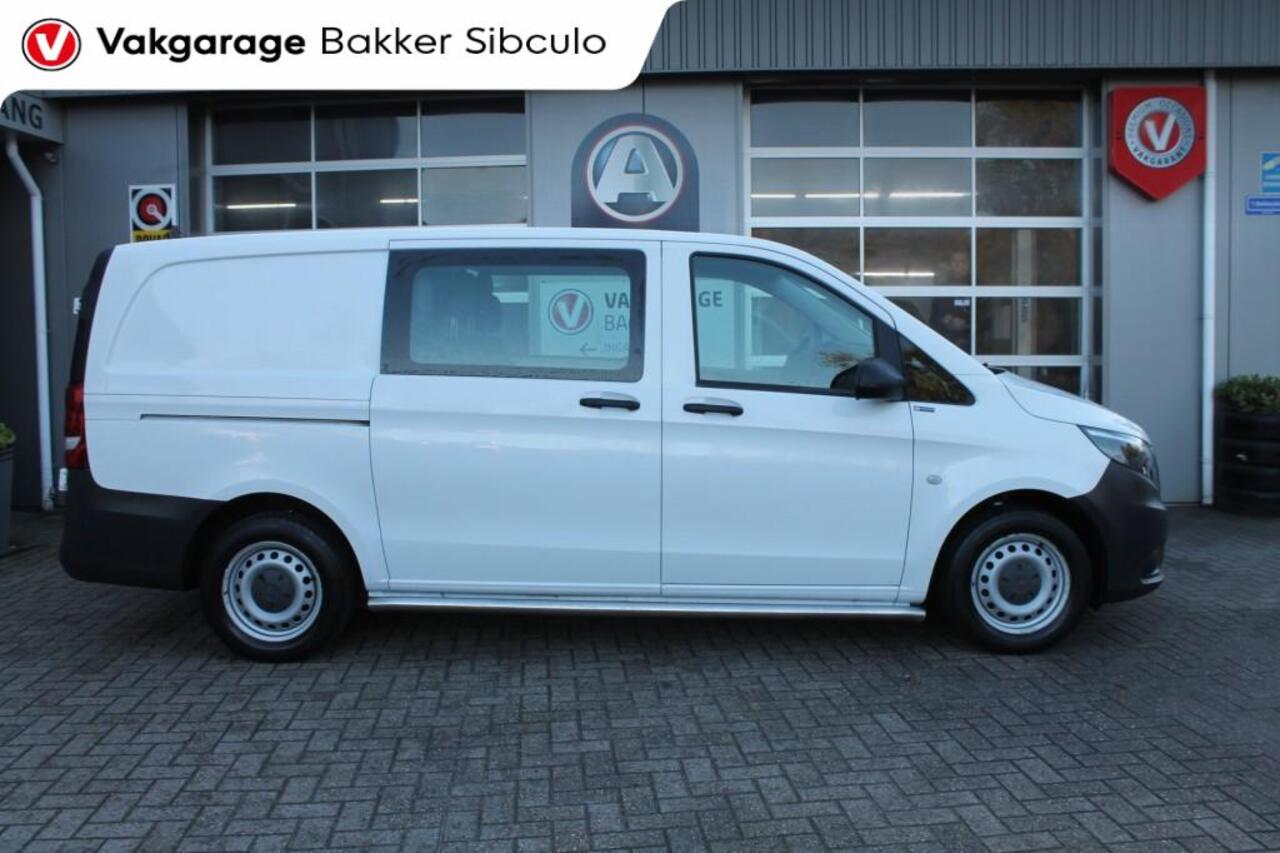 Mercedes-Benz VITO 114 CDI LANG DUBBEL CABINE 5 ZITS AIRCO NAVI TREKHAAK