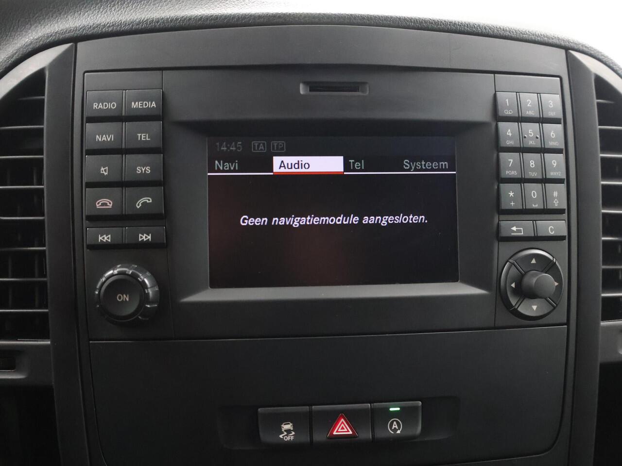 Mercedes-Benz VITO 116 CDI | L2 | AIRCO | CRUISE CONTROL | PARKEERSENSOREN | 3-ZITS | BETIMMERDE LAADRUIMTE | ELEKTRISCH VERSTELBARE BUITENSPIEGELS | STOELVERWARMING