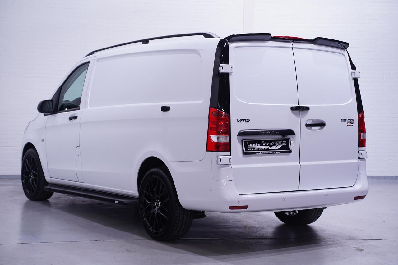 Mercedes-Benz VITO 116 CDI 163 pk Aut. L2 Black&White Edition 19" LMV Airco, Camera, Spoiler Pakket, Apple Carplay, PDC V+A, 3-Zits