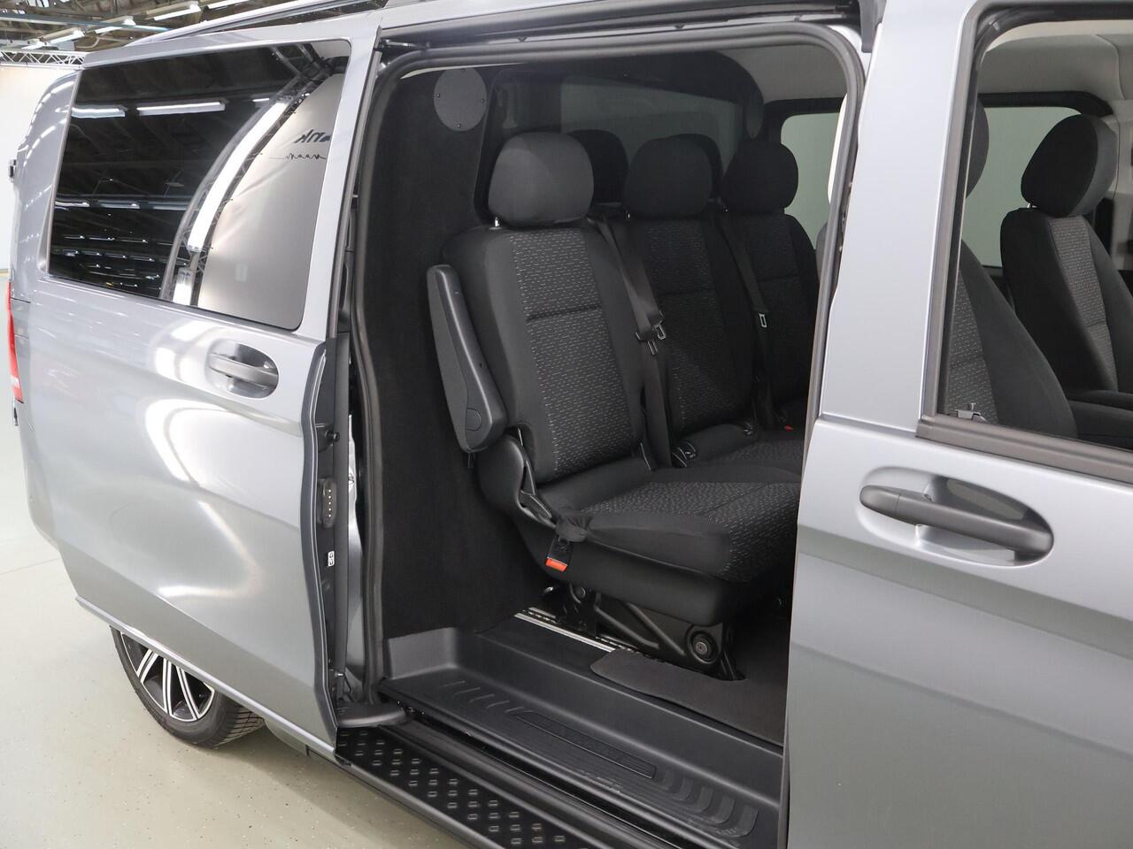 Mercedes-Benz VITO 124 CDI | Aut. | Dubbele Cabine | 237 PK | Schuifdeur L+R | 5-zits | Distronic Plus | Stoelverwarming | LM Velgen | Climate Control | Navigatie | Certified