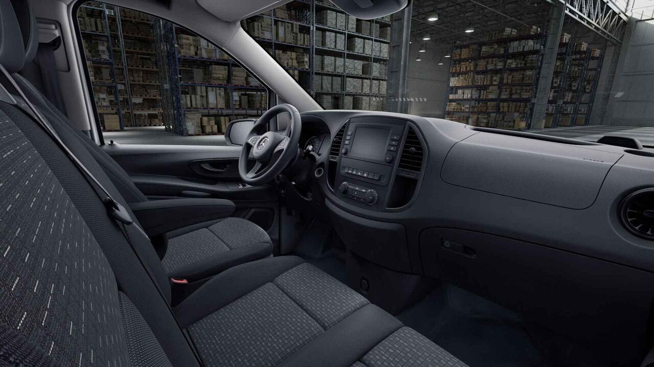 Mercedes-Benz VITO 116 CDI XL L3 | Airco | Parkeersensoren | Navigatie | Carplay | Cruisecontrol | Comfortstoel bestuurder en Bijrijdersbank | Raibevestigingssysteem Zijwand Laadruimte | Certified |