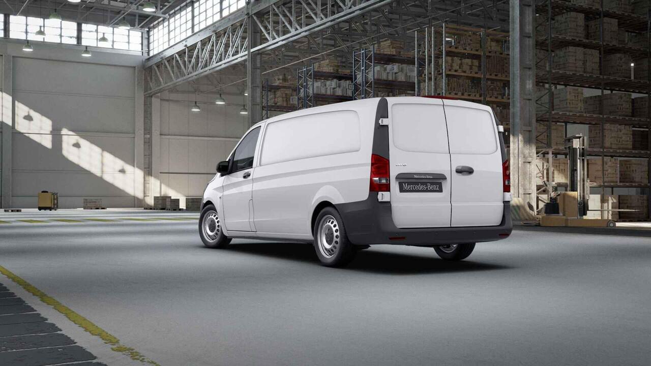 Mercedes-Benz VITO 116 CDI XL L3 | Airco | Parkeersensoren | Navigatie | Carplay | Cruisecontrol | Comfortstoel bestuurder en Bijrijdersbank | Raibevestigingssysteem Zijwand Laadruimte | Certified |