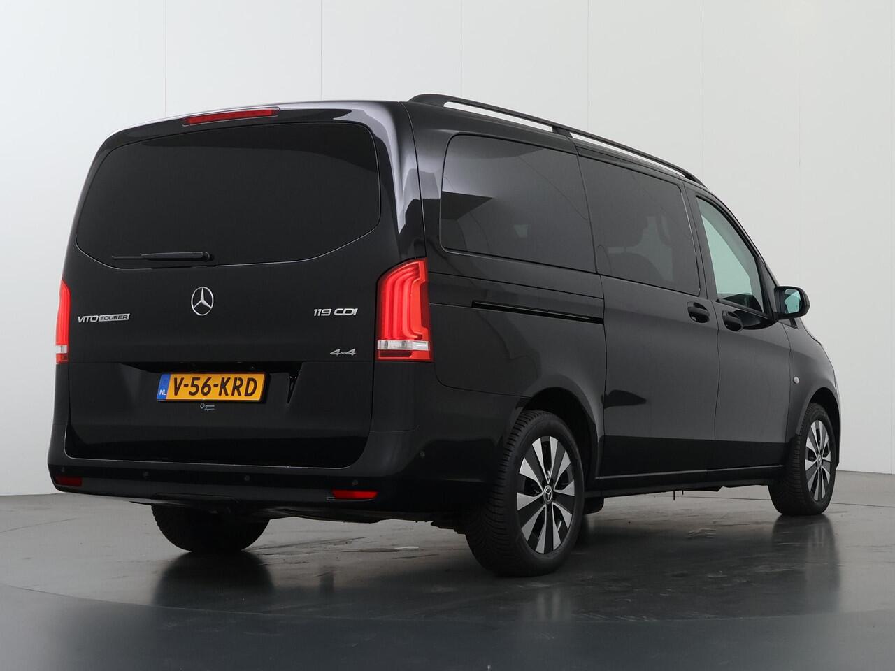 Mercedes-Benz VITO 119 CDI Aut. | 4X4 | Lang L2 | Dubbele Cabine | Schuifdeur L+R | LM Velgen | 5-zits | Airco | Navigatie | Stoelverwarming | Cruise Control | Parkeerpakket | Certified