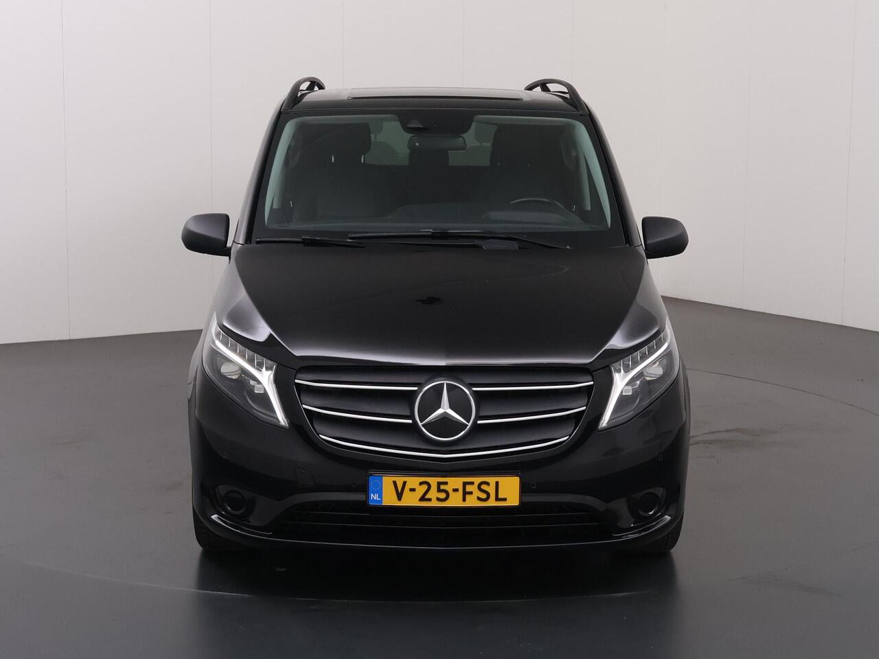 Mercedes-Benz VITO 124 CDI | Aut. | L3 XL | Dubbele Cabine | 237 PK | Navigatie | Bluetooth | Stoelverwarming | Cruise Control | Climate Control | 5-zits | Lederen Bekleding | 2500 KG. AHG | Certified