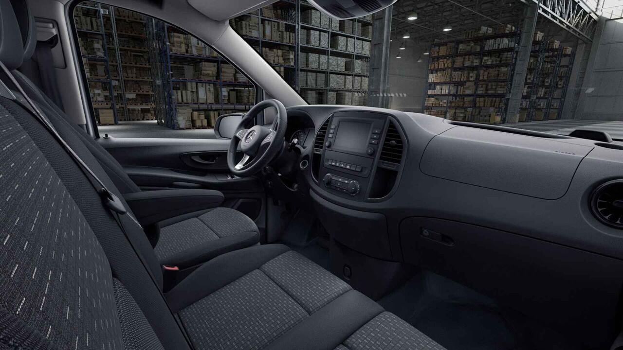 Mercedes-Benz VITO 114 CDI | L2 | AUTOMAAT | 136 PK | ADAPTIEVE CRUISE | AIRCO | CAMERA | PARKEERSENSOREN | CARPLAY | ANDROID AUTO | 3-ZITS | METALLIC | MISTLAMPEN