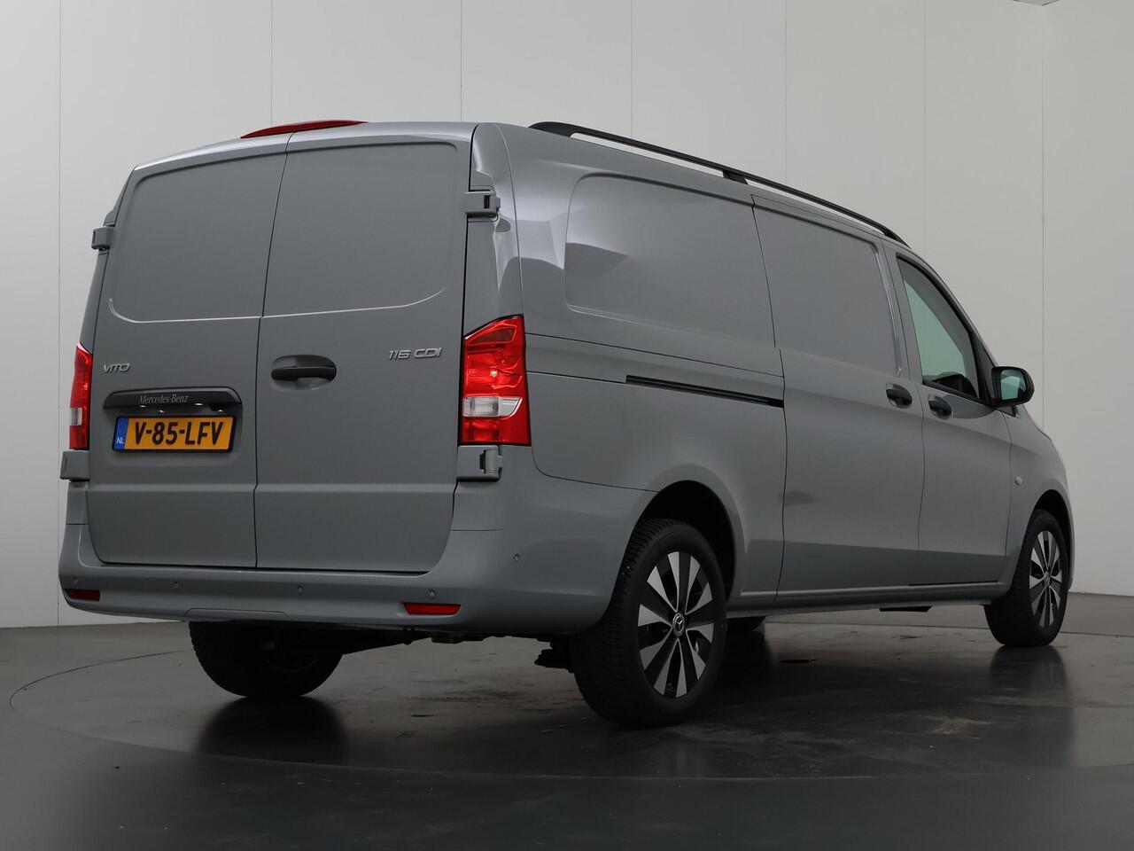 Mercedes-Benz VITO 116 CDI XL L3 Select Automaat | Cruise control | Achterdeuren | Bumpers in kleur | Trekhaak AHW 2500 kg | Laadruimte bekleding | Tweezitsbank | Led koplampen | LM velgen |