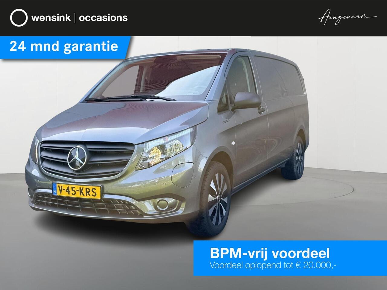 Mercedes-Benz VITO eVito 112 | L2 Lang | 60 kWh | 2-zits | Parkeercamera | Airco | Betimmering | Navigatie |
