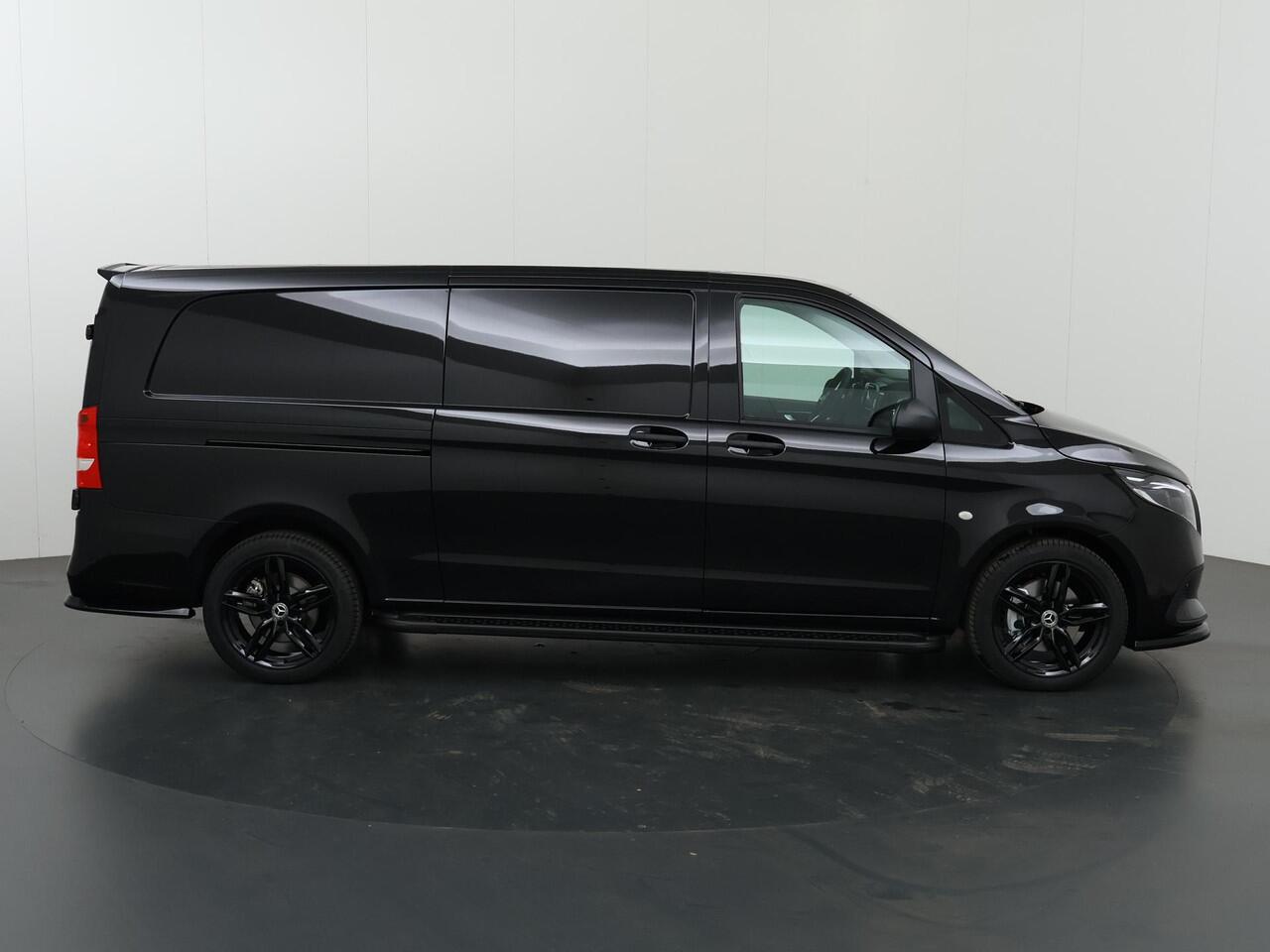 Mercedes-Benz VITO 116 CDI Aut. | L3 XL | Pro | EDITION | 19" Velgen | Spoilerpakket | Treeplanken | Automaat | Parkeercamera | Distronic Plus | Trekhaak 2500Kg | Dubbele schuifdeuren | Stoelverwarming | Certified