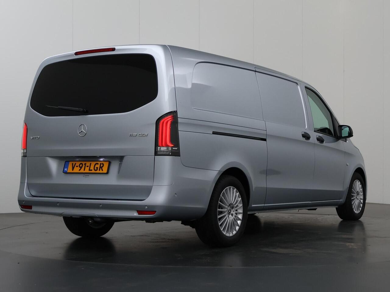 Mercedes-Benz VITO 119 CDI Aut. | XL L3 | Select | Luchtvering | Adaptive Cruise Control | 360 Camera | Parkeersensoren | Achteruitrijcamera | Navigatie | Stoel - Stoel