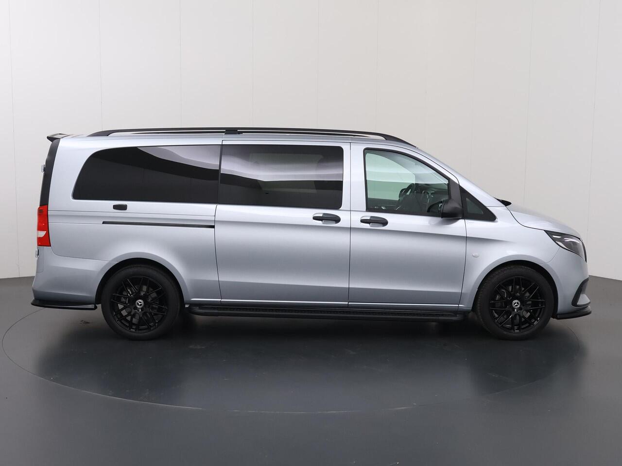 Mercedes-Benz VITO 119 XL L3 PRO | EDITION | DUBBELE CABINE | MULTI-BEAM LED | ACHTERUITRIJCAMERA | 2500 KG AHW TREKHAAK | ACHTERDEUREN | 2X ZIJSCHUIFDEUR | CRUISE CONTROL | STOEL - STOEL | METALLIC