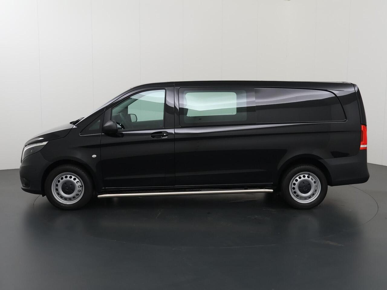 Mercedes-Benz VITO 116 CDI Extra Lang | Dubbel Cabine ¤57.995,- | Sidebars | LED | Trekhaak | Lat om Lat Bettimmering |