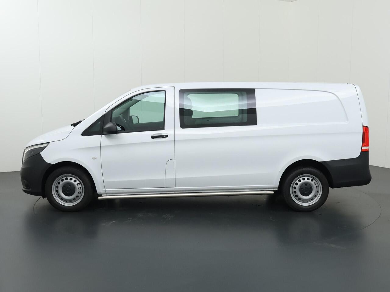 Mercedes-Benz VITO 116 CDI Extra Lang | Dubbel Cabine ¤57.995,- | Sidebars | LED | Trekhaak |