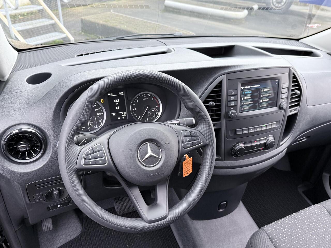 Mercedes-Benz VITO 114 CDI KA AUT. L3 |achterdeuren|Apple CarPlay AndroidAuto|houten laadvloer|2-zitsbank