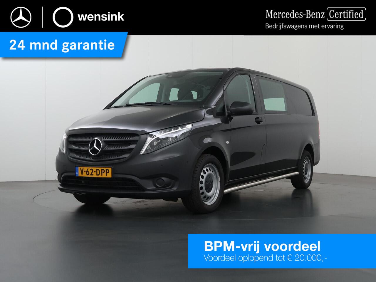 Mercedes-Benz VITO 116 CDI Extra Lang | Dubbel Cabine ¤57.995,- | Sidebars | LED | Trekhaak |