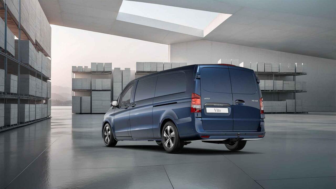 Mercedes-Benz VITO 116 CDI L3 Select | Lederen Stuurwiel | Trekhaak 2500kg | Verwarmde Bestuurders Comfortstoel | Bijrijdersbank | Betimmering Laadruimte | Parkeerpakket | Airco | Dodehoekwaarschuwing | Certified |