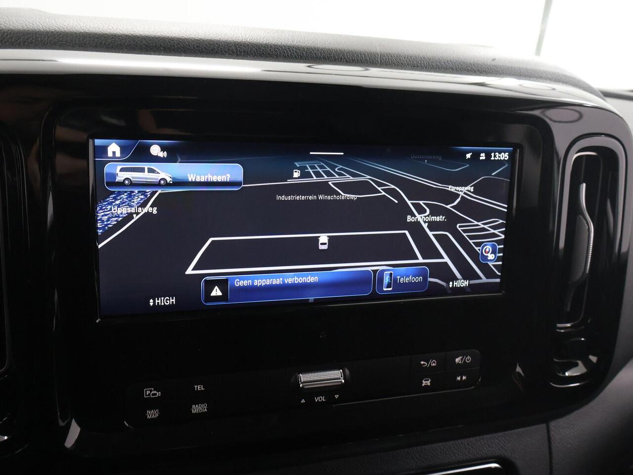 Mercedes-Benz VITO 119 CDI Aut. | XL L3 | Select | EDITION | STYLINGPAKKET | LM VELGEN | SPOILERPAKKET | TREEPLANKEN | Luchtvering | Adaptive Cruise Control | 360 Camera | Parkeersensoren | Achteruitrijcamera | Navigatie | Stoel - Stoel