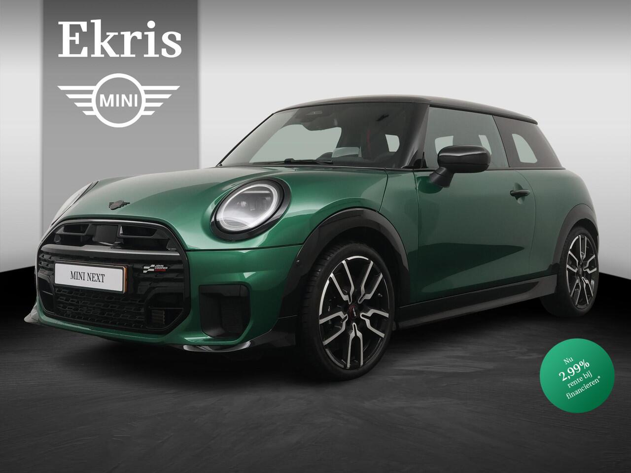 Mini COOPER 3-deurs C JCW Trim | Pakket M | Stoel-stuurverwarming | Schuif-kantel dak | Achteruitrijcamera | Head-Up | Cruise |