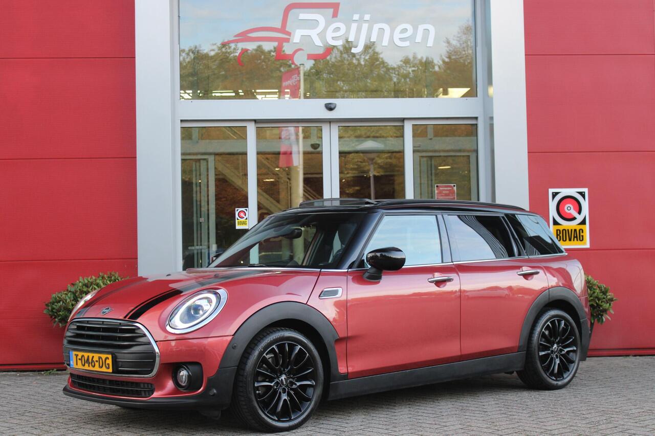 Mini COOPER CLUBMAN 1.5 136PK CHILI AUTOMAAT | PANORAMISCH SCHUIF/KANTELDAK | NAVIGATIE | LEDEREN BEKLEDING | STOELVERWARMING | 17" LICHTMETALEN VELGEN | FULL LED KOPLAMPEN | UNION JACK ACHTER LICHTEN | KEYLESS ENTRY / START |
