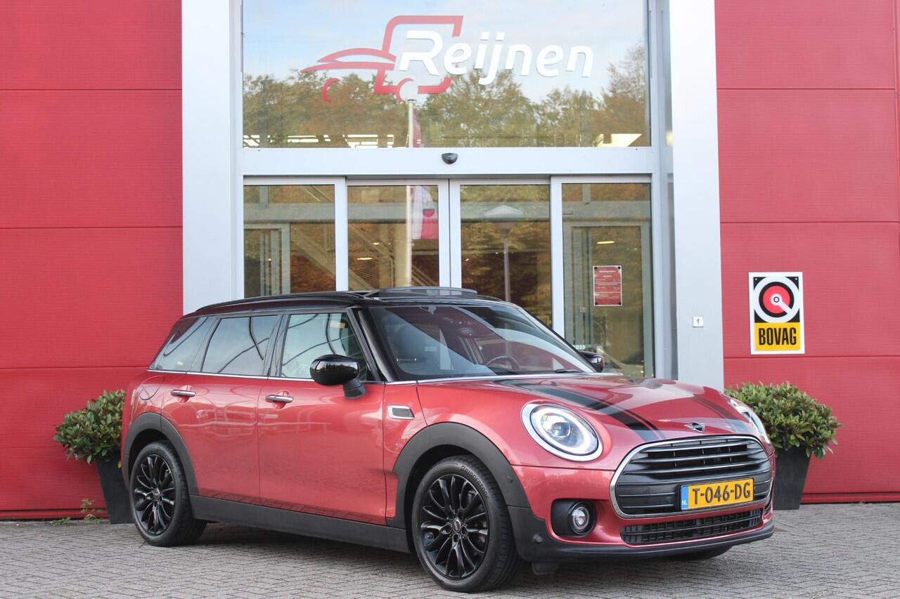 Mini COOPER CLUBMAN 1.5 136PK CHILI AUTOMAAT | PANORAMISCH SCHUIF/KANTELDAK | NAVIGATIE | LEDEREN BEKLEDING | STOELVERWARMING | 17" LICHTMETALEN VELGEN | FULL LED KOPLAMPEN | UNION JACK ACHTER LICHTEN | KEYLESS ENTRY / START |