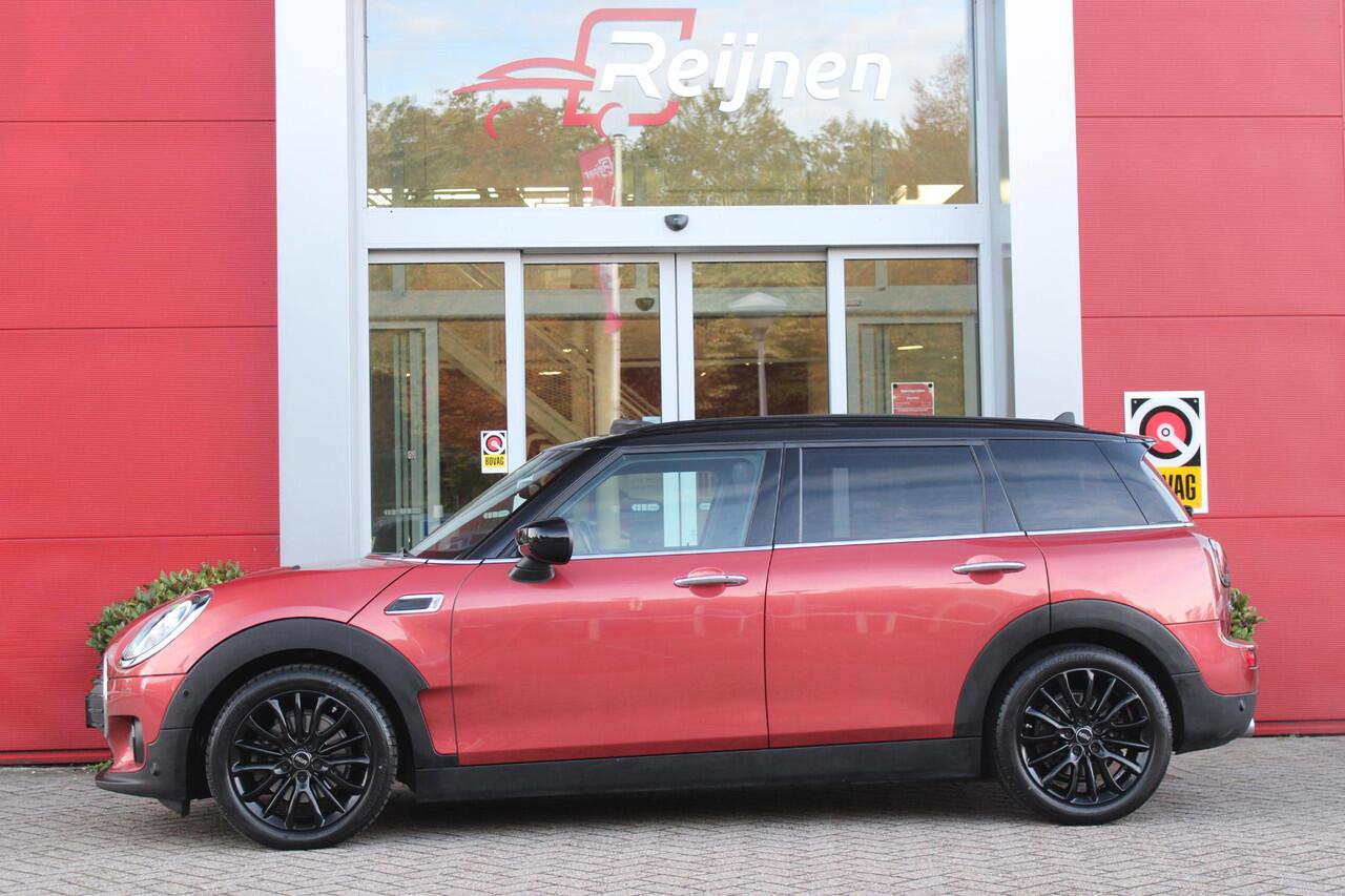 Mini COOPER CLUBMAN 1.5 136PK CHILI AUTOMAAT | PANORAMISCH SCHUIF/KANTELDAK | NAVIGATIE | LEDEREN BEKLEDING | STOELVERWARMING | 17" LICHTMETALEN VELGEN | FULL LED KOPLAMPEN | UNION JACK ACHTER LICHTEN | KEYLESS ENTRY / START |