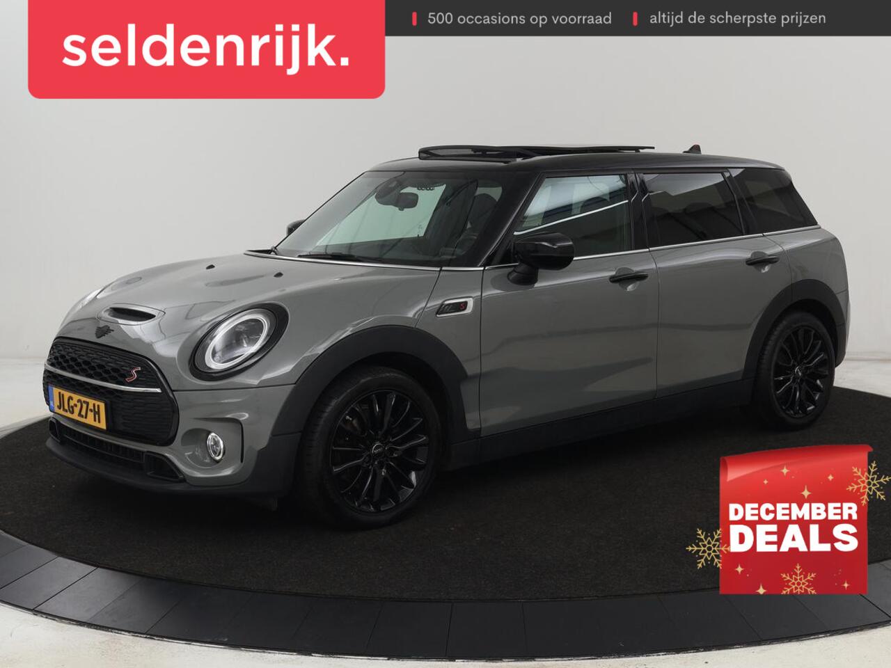 Mini COOPER CLUBMAN 2.0 S | 192pk | Panoramadak | Leder | Trekhaak | Carplay | Navigatie | Parkeerhulp | Full LED | Verwarmde voorruit | Getint glas