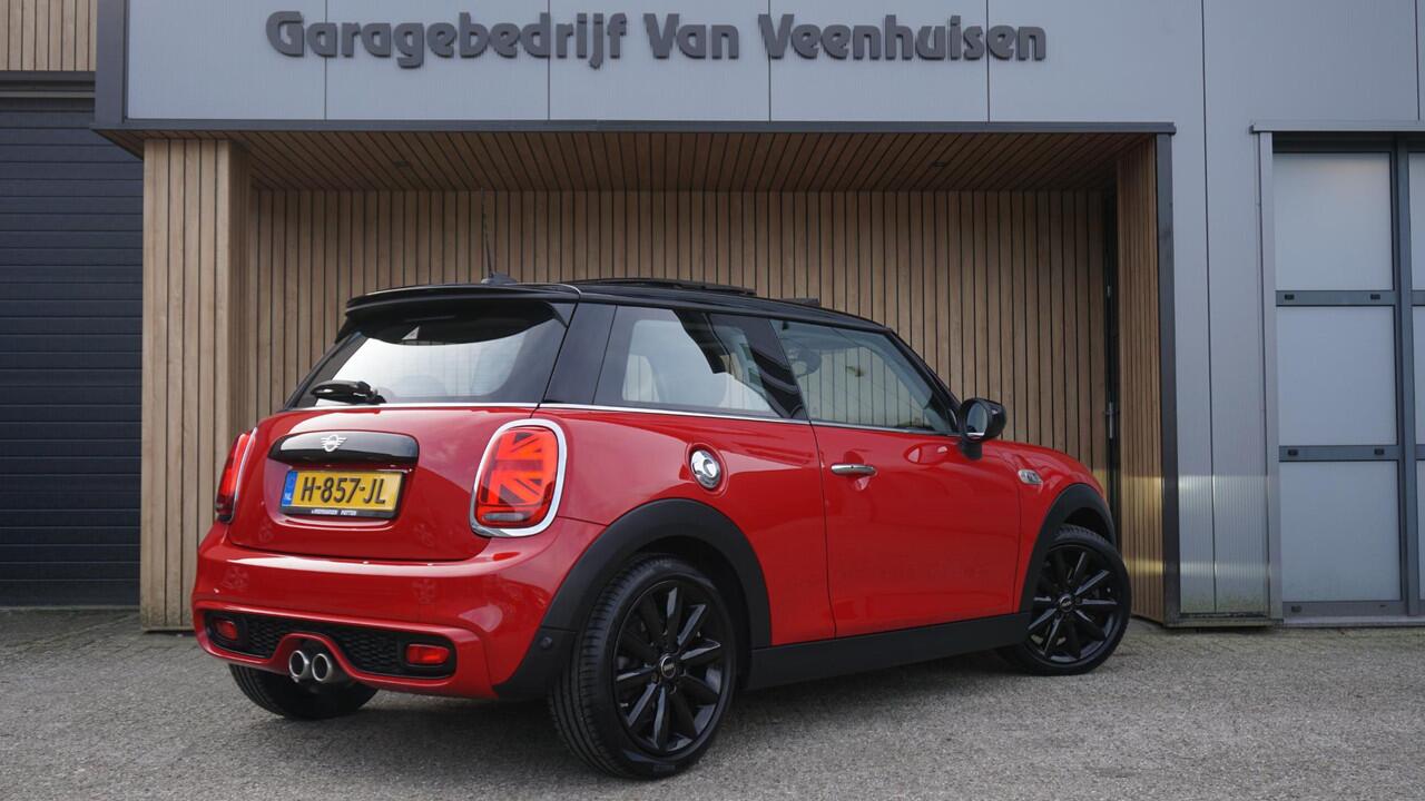 Mini COOPER S 2.0 192pk 3Drs Chili Pano.Dak H&K Leder 17inch LM LED Keyless 48960km!