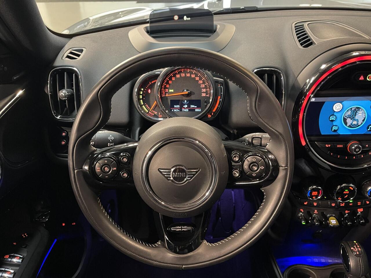 Mini COUNTRYMAN Mini 1.5 Cooper S E ALL4 Chili 18"/Panoramadak/Adaptieve cruise/Leder + memory + stoelverwarming/Harman Kardon/Keyless/Elektrische klep/Head-up/Camera