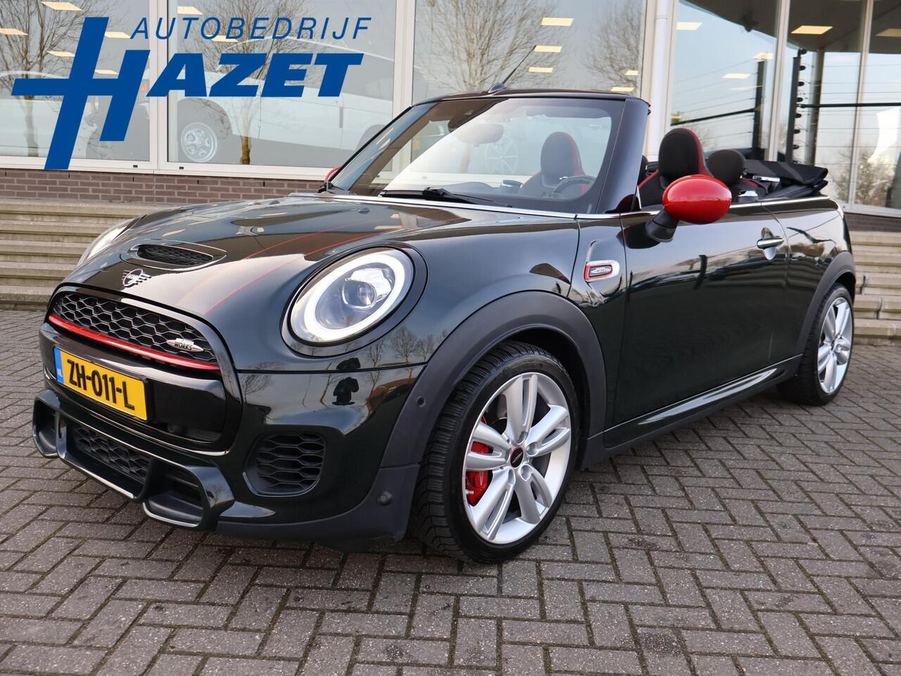 Mini John Cooper Works Mini Cabrio 2.0 JCW 231 PK REBEL GREEN | JCW STOELEN | ADAPTIVE CRUISE | ORIG. NL